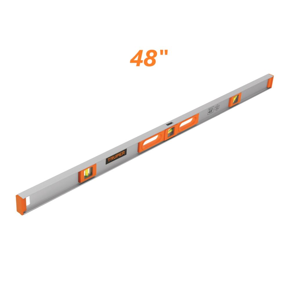 Nivel Profesional de 48"" de Mano de Aluminio 17040 Truper
