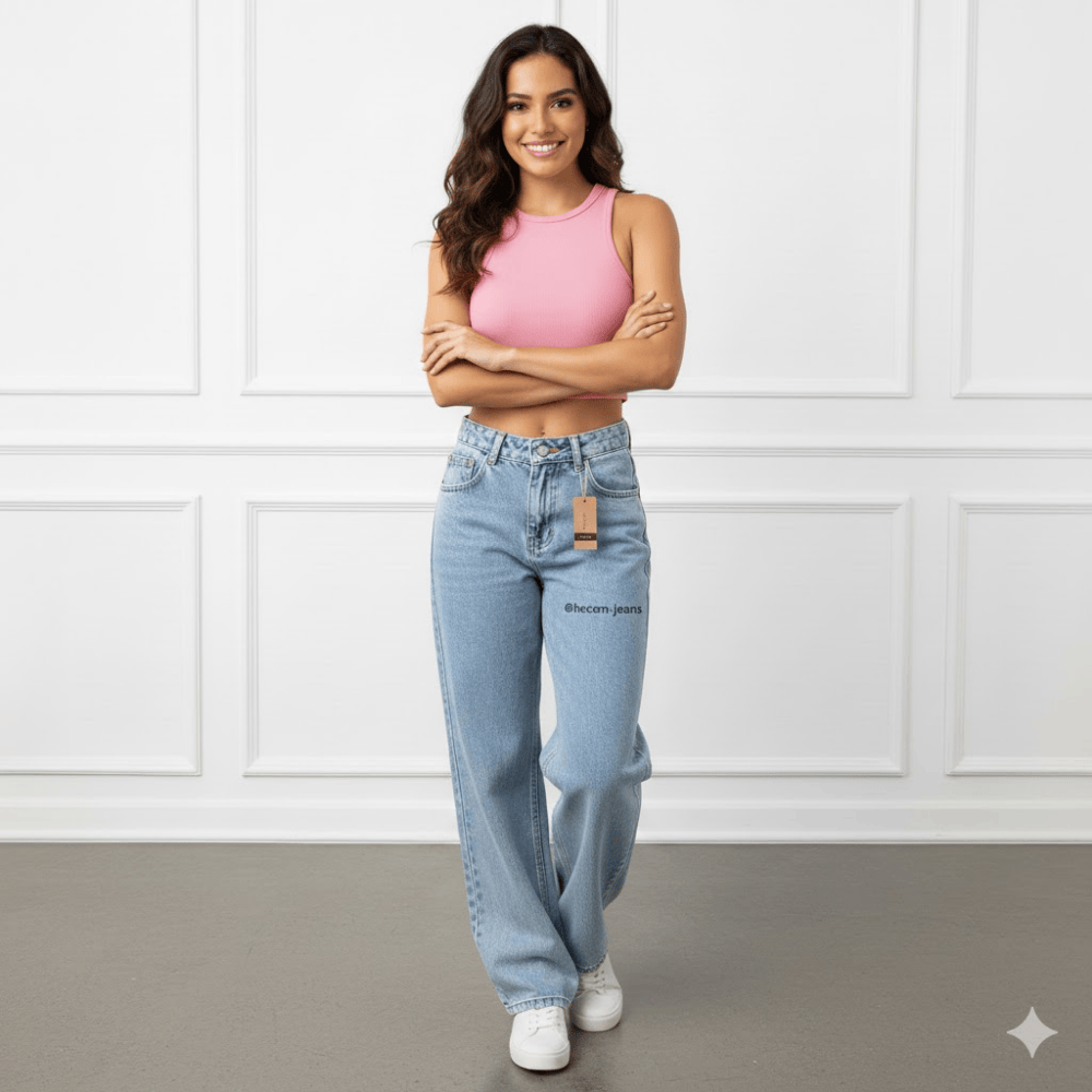 Pantalón baggy Jean Confort - azul c. 30 Pantalón baggy Jean Confort - azul c. 30