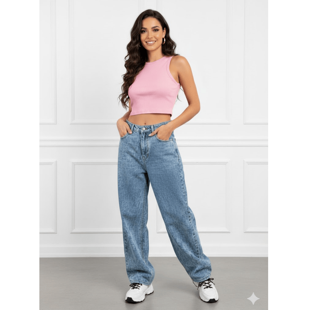 Pantalón baggy Jean Confort - int 32 Pantalón baggy Jean Confort - int 32