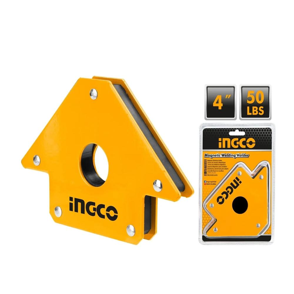 Escuadra magnética 4"" para Soldar Ingco AMWH50041