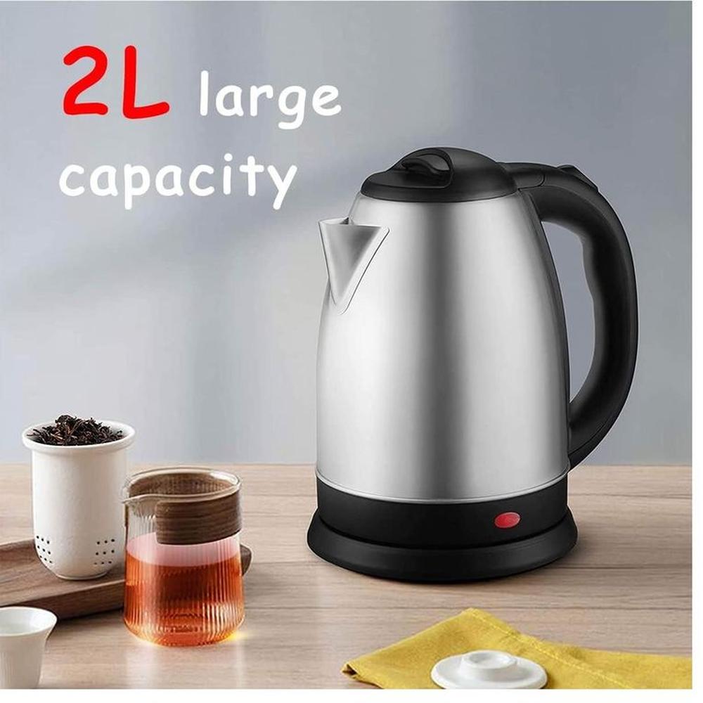 Hervidor de agua eléctrico de acero inoxidable 2L 2000W Hervidor de agua eléctrico de acero inoxidable 2L 2000W