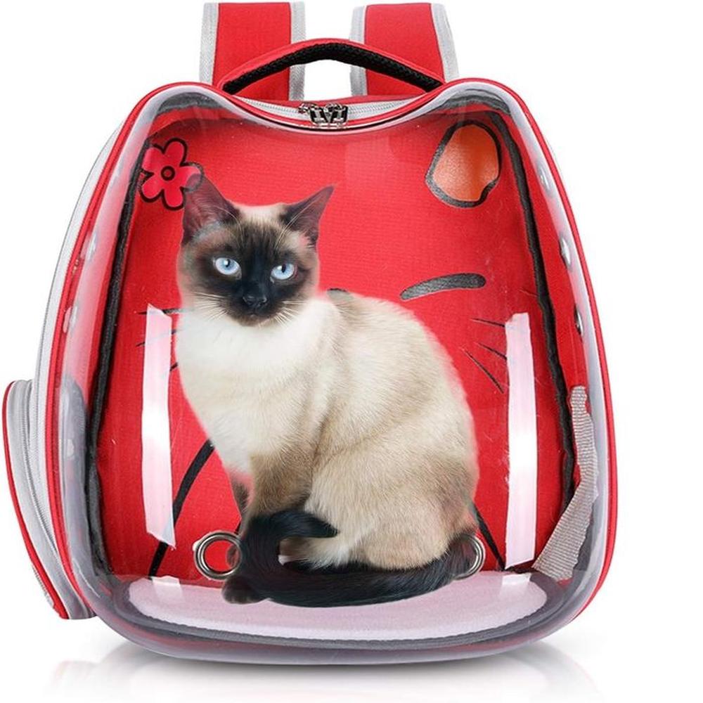 Mochilas para Mascotas para Perros y Gatos Color Rojo Mochilas para Mascotas para Perros y Gatos Color Rojo