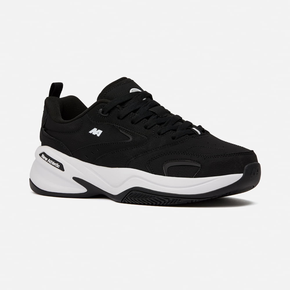 Zapatilla New Athletic Tennis NeoGom 034-0201 para Hombre 40 Negro Zapatilla New Athletic Tennis NeoGom 034-0201 para Hombre 40 Negro