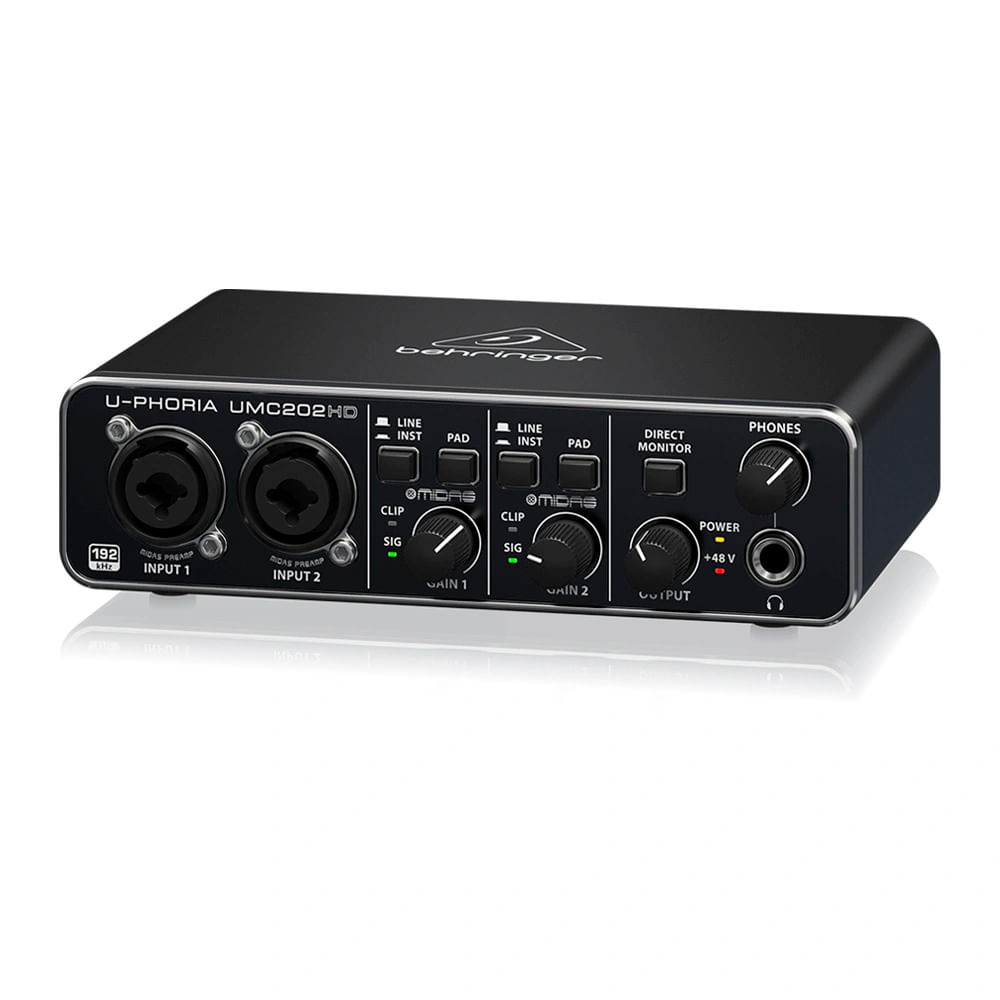 Interfaz de Audio Behringer UMC202 HD