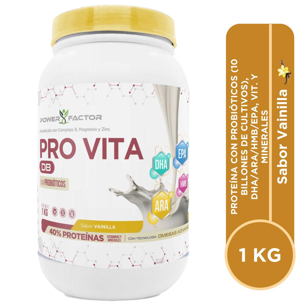 PRO VITA PROBIÓTICOS 10 BILLONES DE CULTIVOS FRASCO 1 KG SUPLEMENTO POWER FACTOR EN POLVO