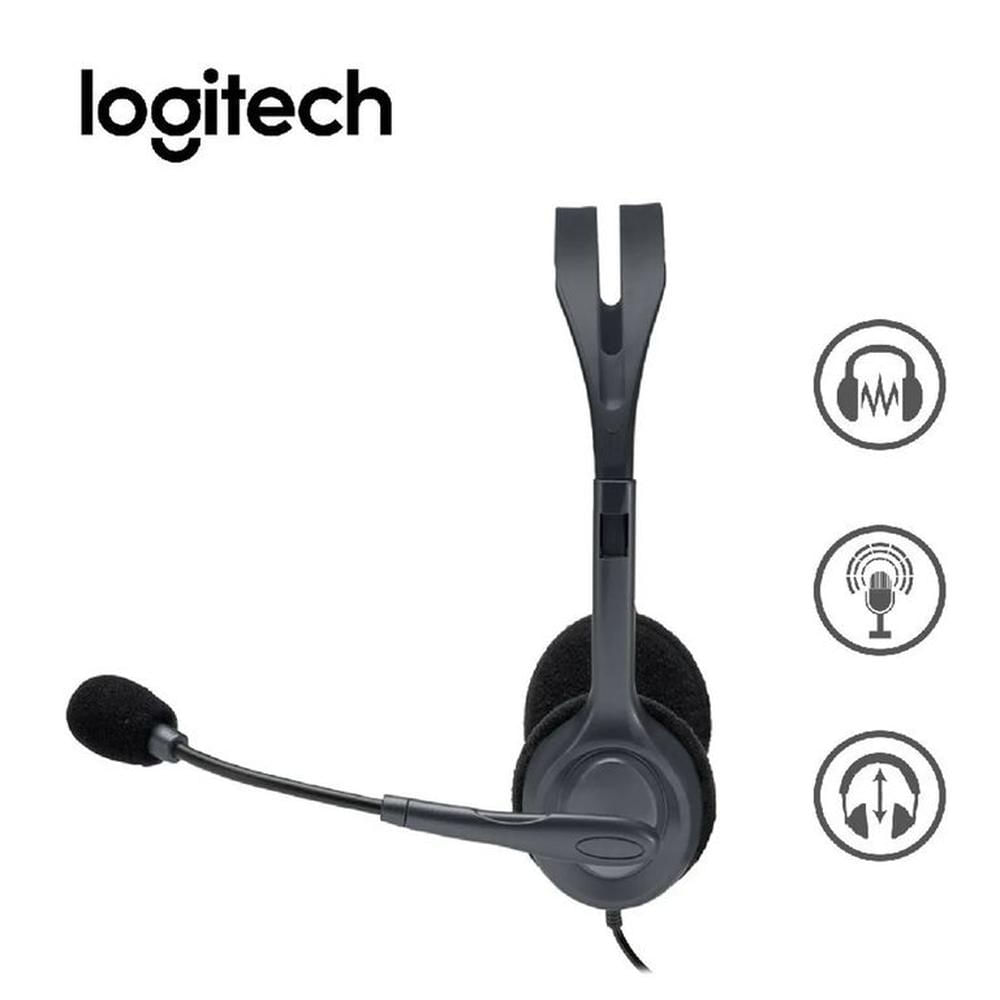 Audifono para PC Logitech H111 Stereo con microfono Audifono para PC Logitech H111 Stereo con microfono