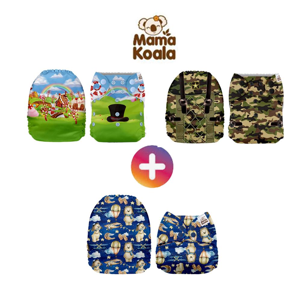PAÑAL ECOLÓGICO DE TELA PACK X 3 UNIDADES MAMA KOALA SMT16 PAÑAL ECOLÓGICO DE TELA PACK X 3 UNIDADES MAMA KOALA SMT16