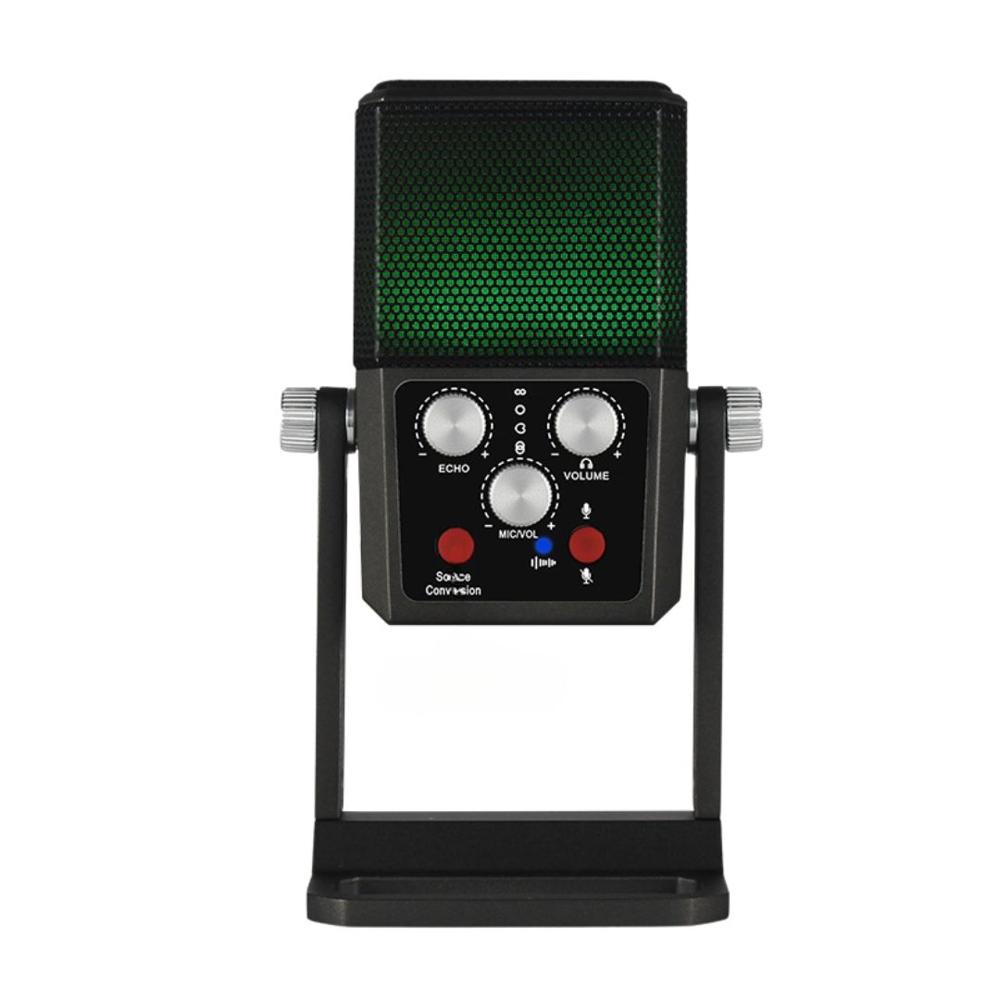 Micrófono USB RGB para Streaming, Podcast y Gaming con 4 Patrones YX-X9859