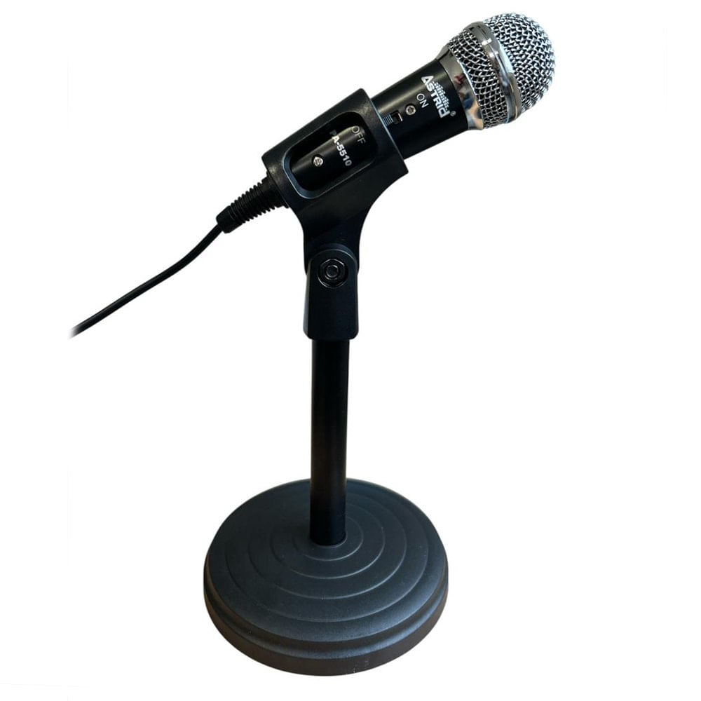 Micrófono Plug 3.5 Mm Pc Profesional Baby Astrid + Tripode