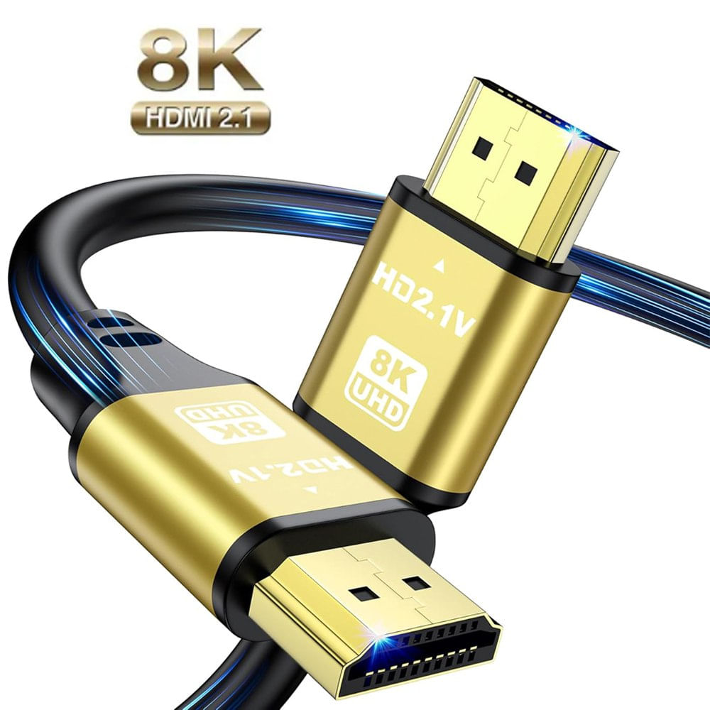 Cable Hdmi 8K 2.1 1.5 Metros 48gbps 60Hz 4k 120Hz ULTRA HD HDR PVC