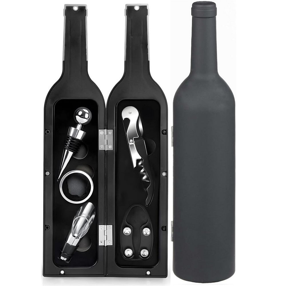 Descorchador de Vino Kit de 5 Piezas para Abrir Botellas