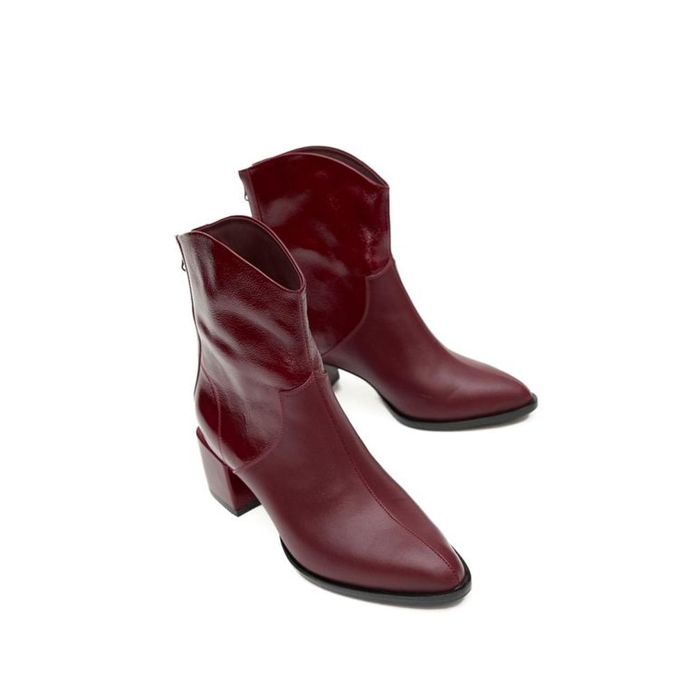 Botines Para Mujer Matisma Gena Guinda 35 Guinda