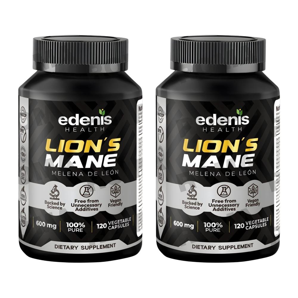 PACK 2 MELENA DE LEÓN 120 CÁPSULAS EDENIS HEALTH