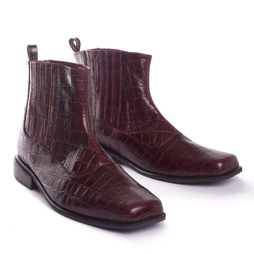 Botines Para Mujer Matisma Casella Guinda 37.5 Guinda