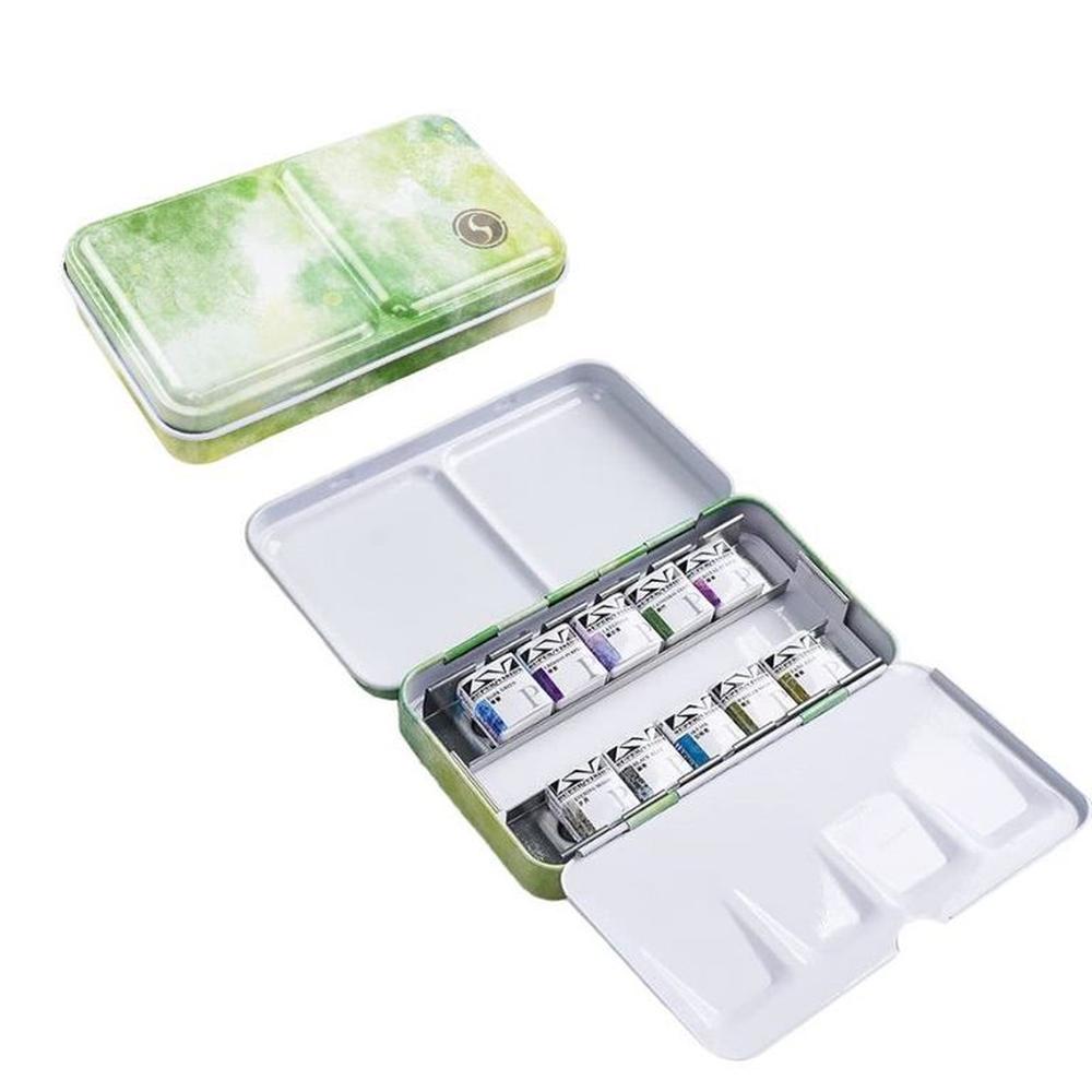 SUPERVISION layered Acuarelas en pastillas Set x10 estuche Multicolor