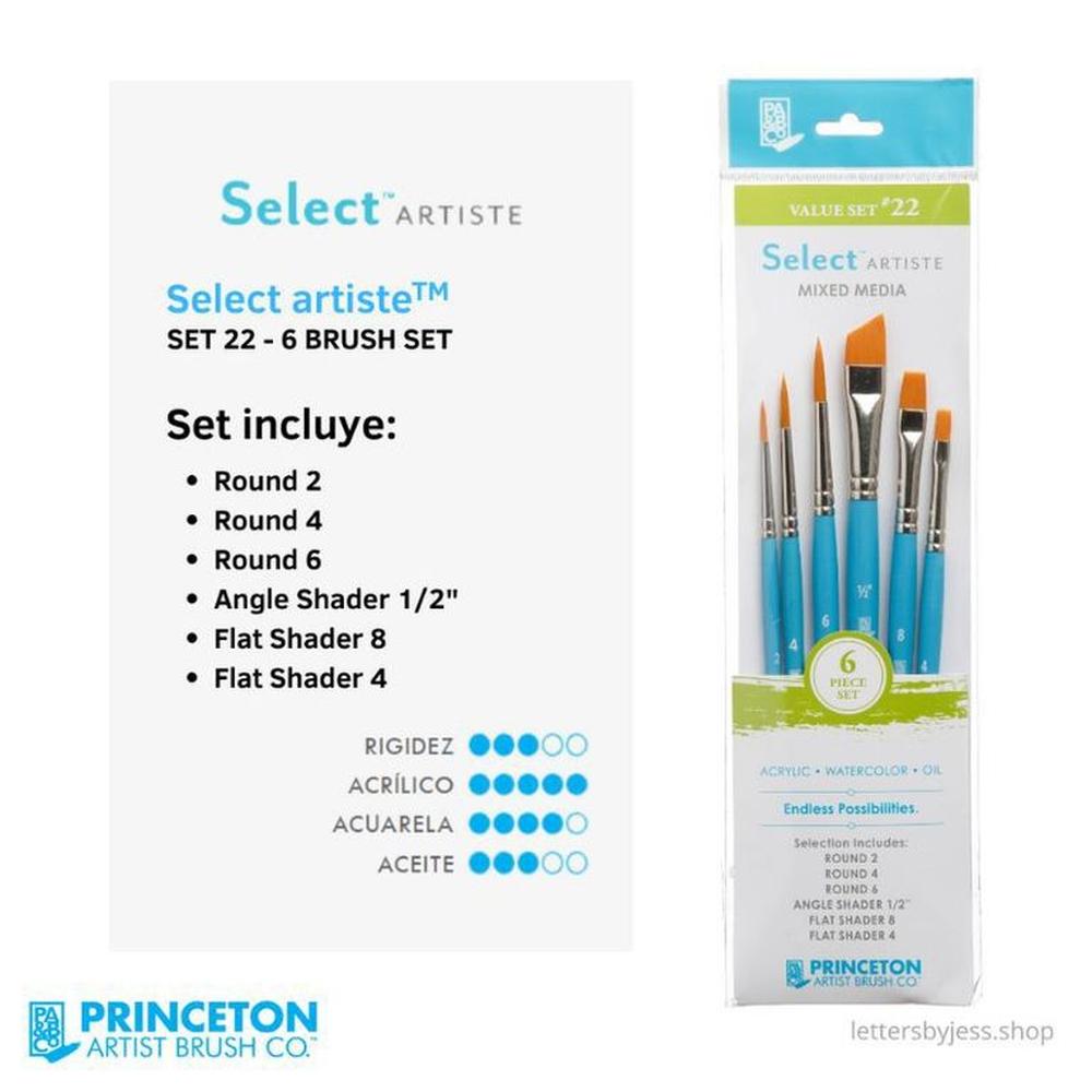 Princeton - SET 22 SELECT - 6 PIEZAS Multicolor