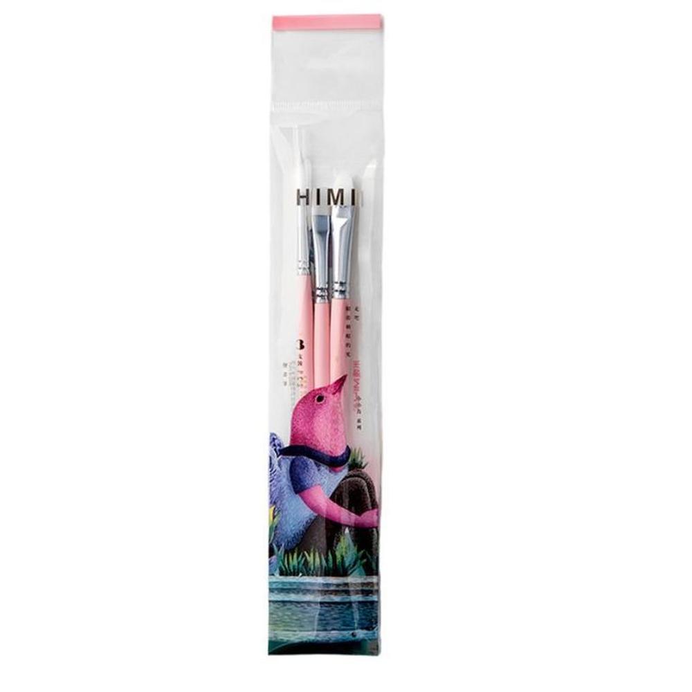 Miya Set 3 Pinceles Little Bird - Rosa Multicolor