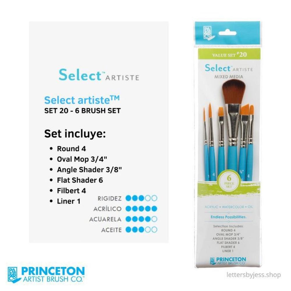 Princeton - SET 20 SELECT - 6 PIEZAS Multicolor