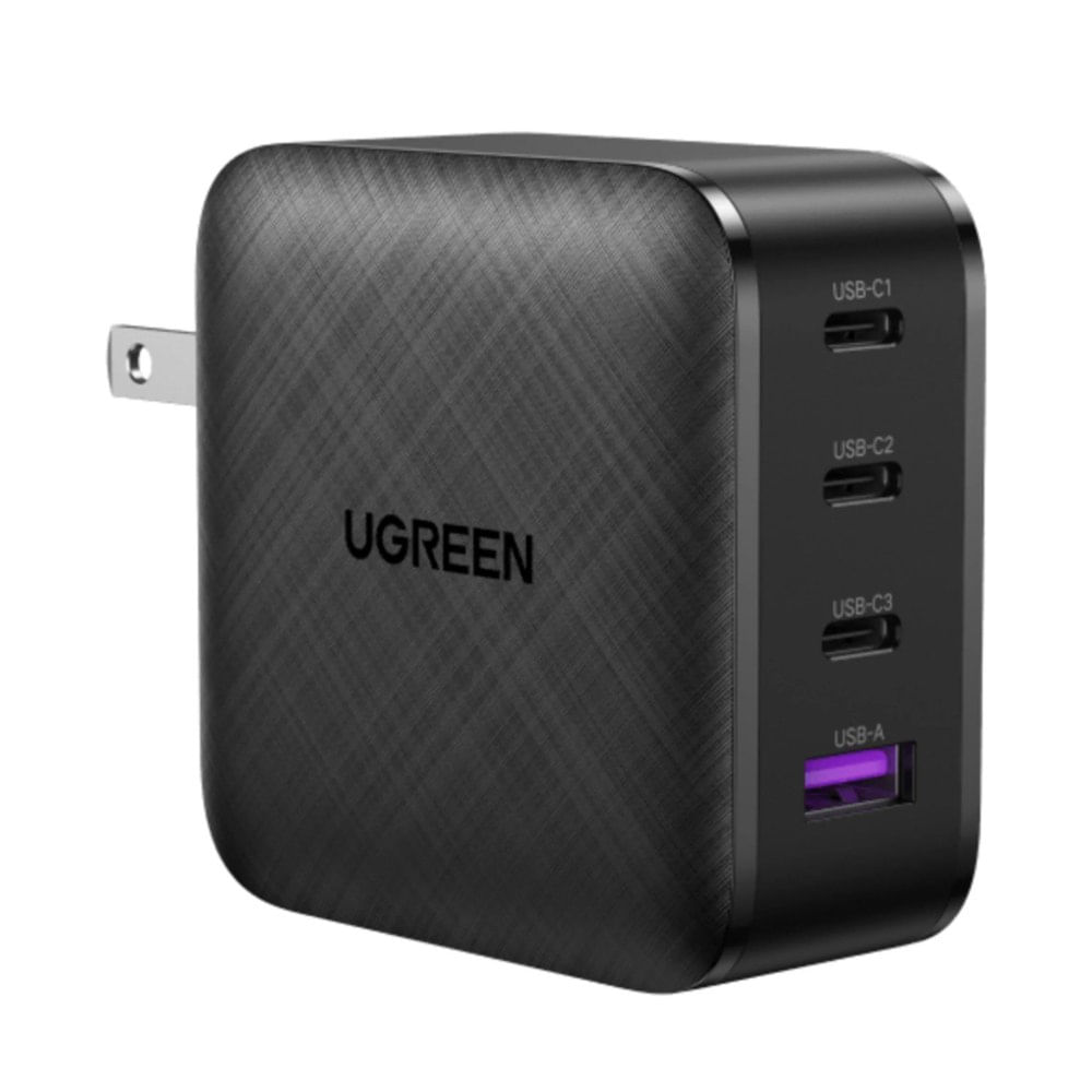 Cargador Ugreen Nexode GaN 65W de Carga Rápida 3 USB-C + 1 USB-A 70773