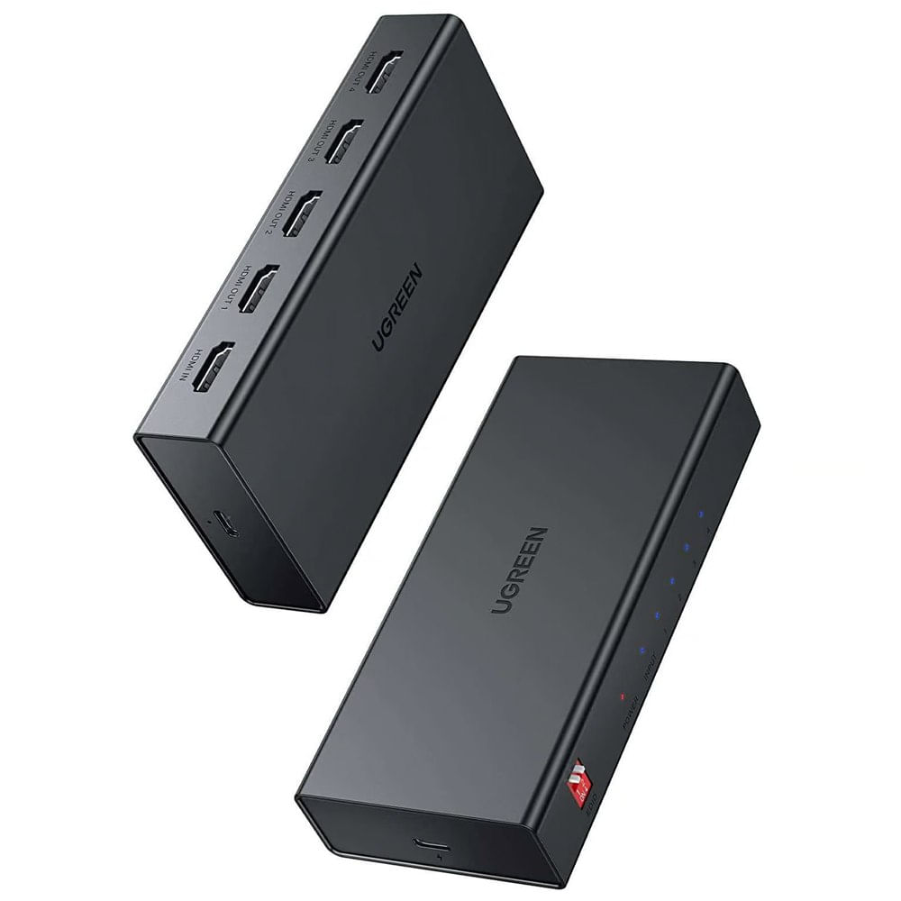 HDMI Splitter 1x4 2.0 UGREEN Full Hd 4K Multiplica Señal Conecta 4 tv