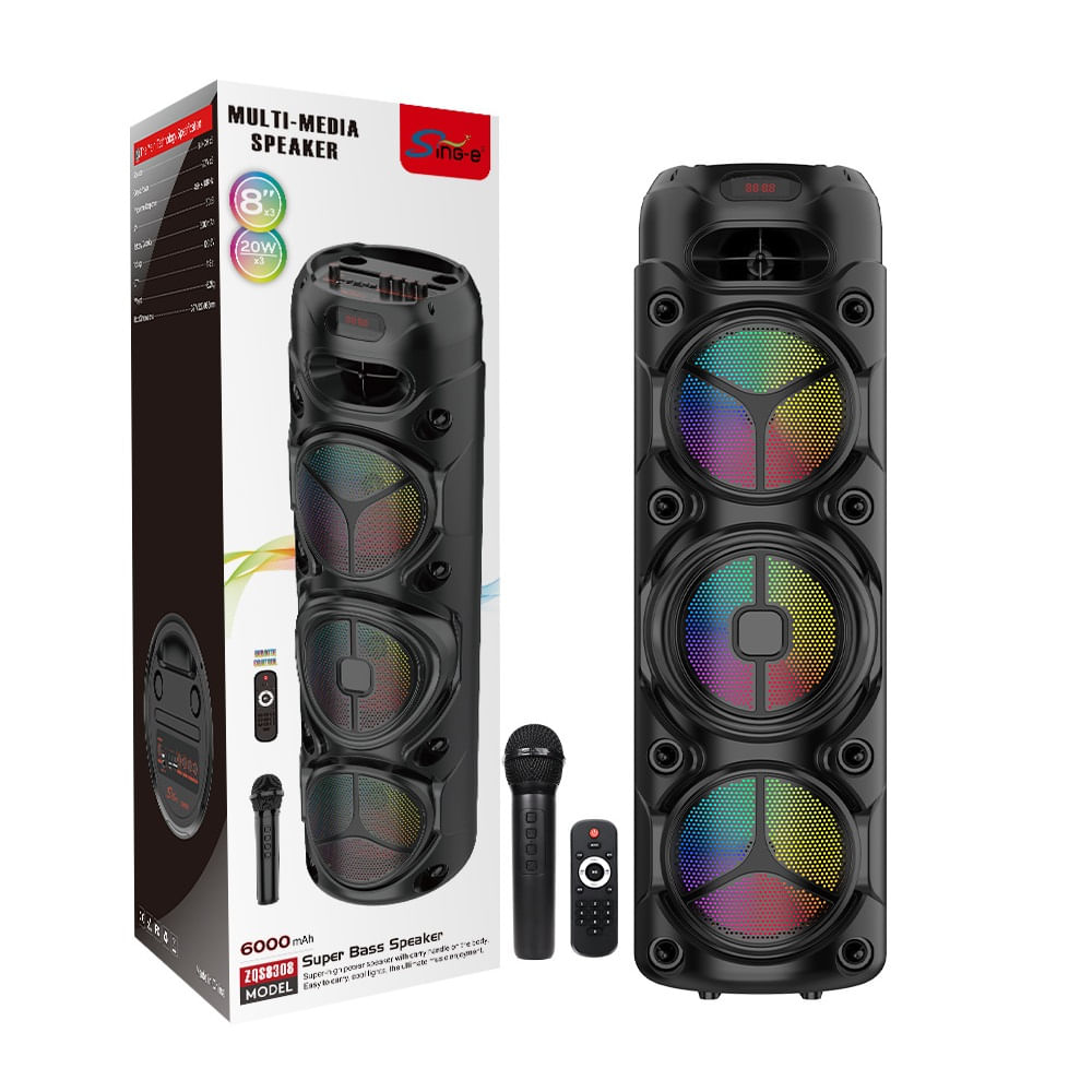 Parlante Sing-E Modelozqs 8308 con Micro y Control