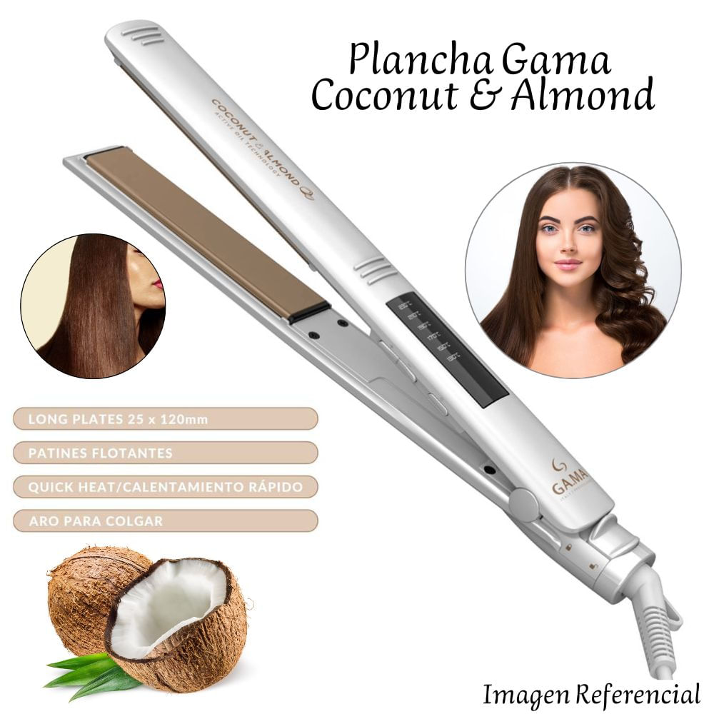 Plancha Alisadora Gama Coconut Almond