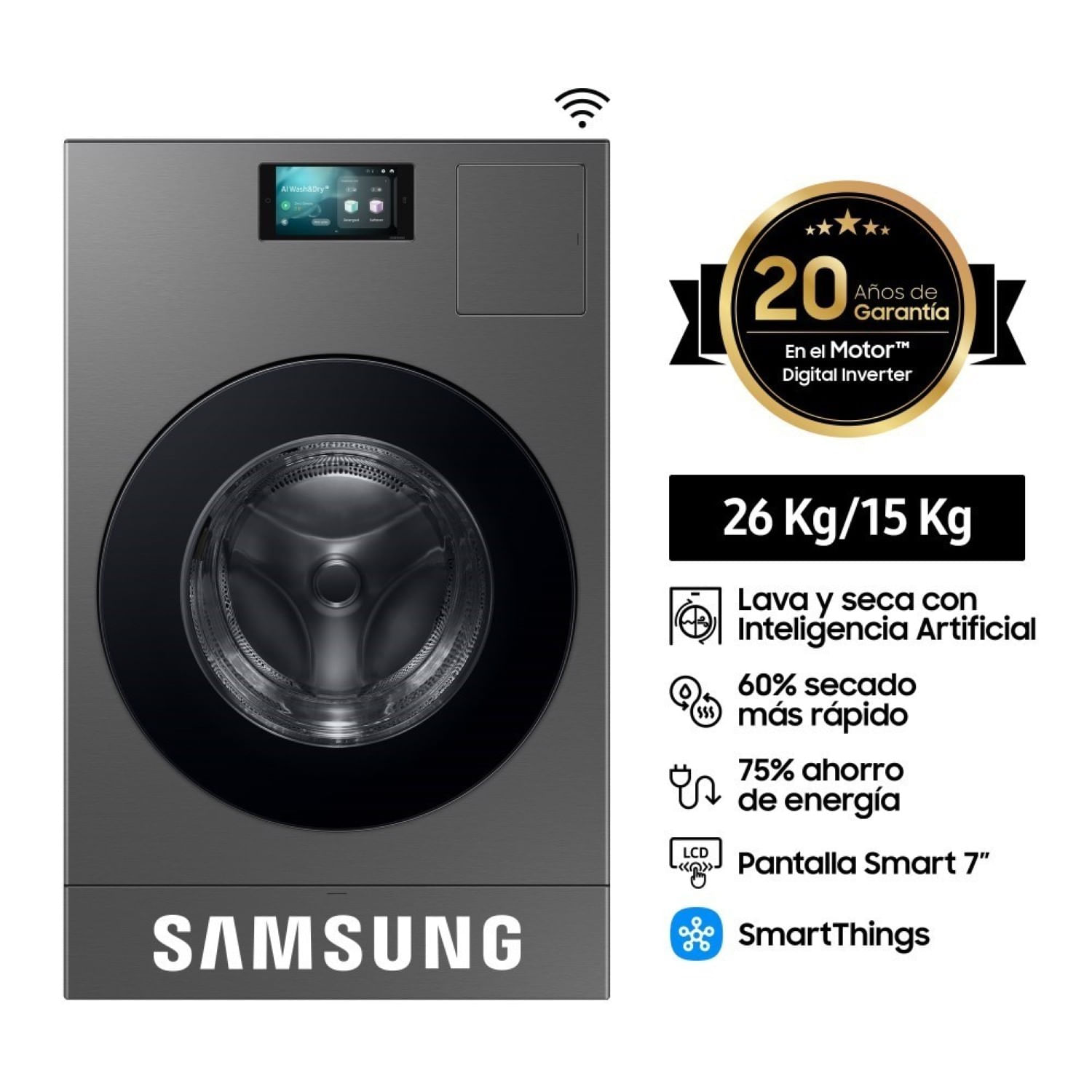 Lavaseca Samsung BeSpoke AI 26KG / 15KG