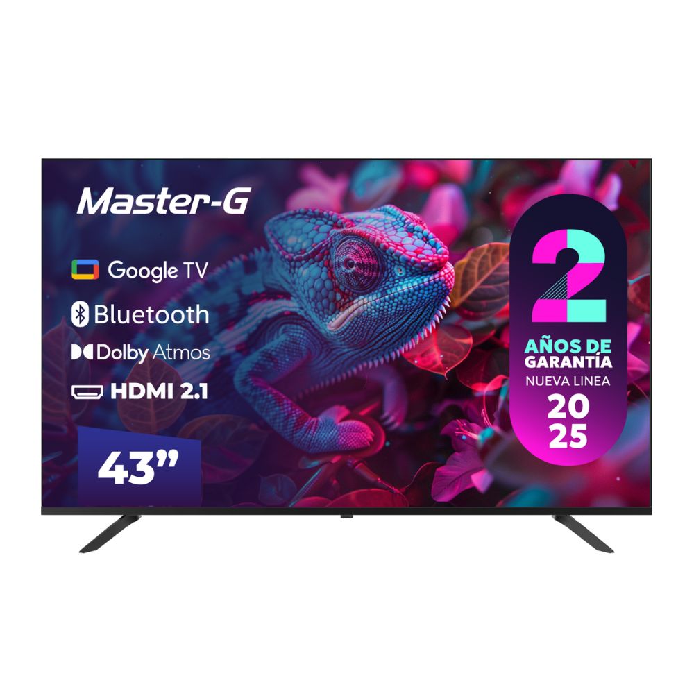 Televisor Smart Tv 43 Led Full HD Google TV Master G Garantía 2 años
