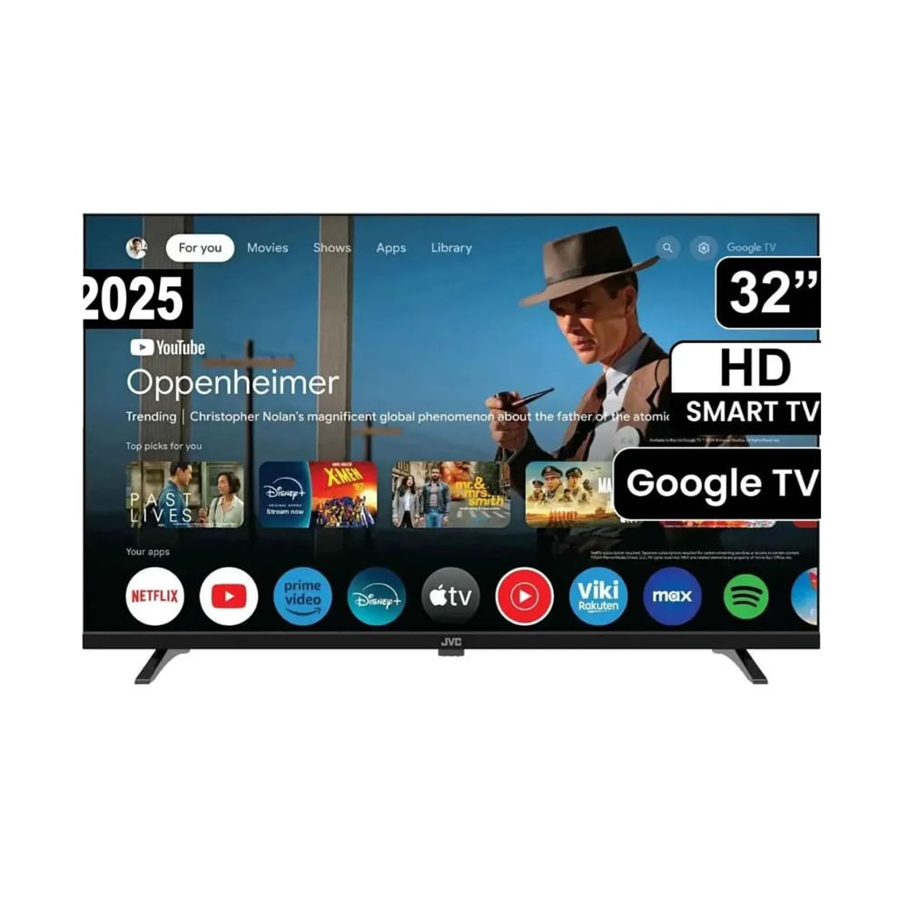Televisor JVC 32'' HD Google TV Negro