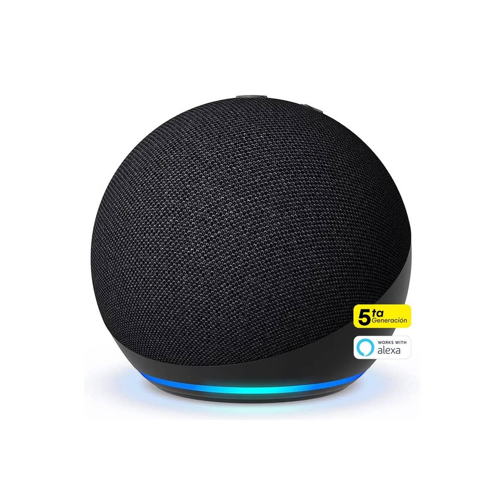 Amazon Alexa Echo Dot 5 Generación Smart Hub Parlante Negro Amazon Alexa Echo Dot 5 Generación Smart Hub Parlante Negro