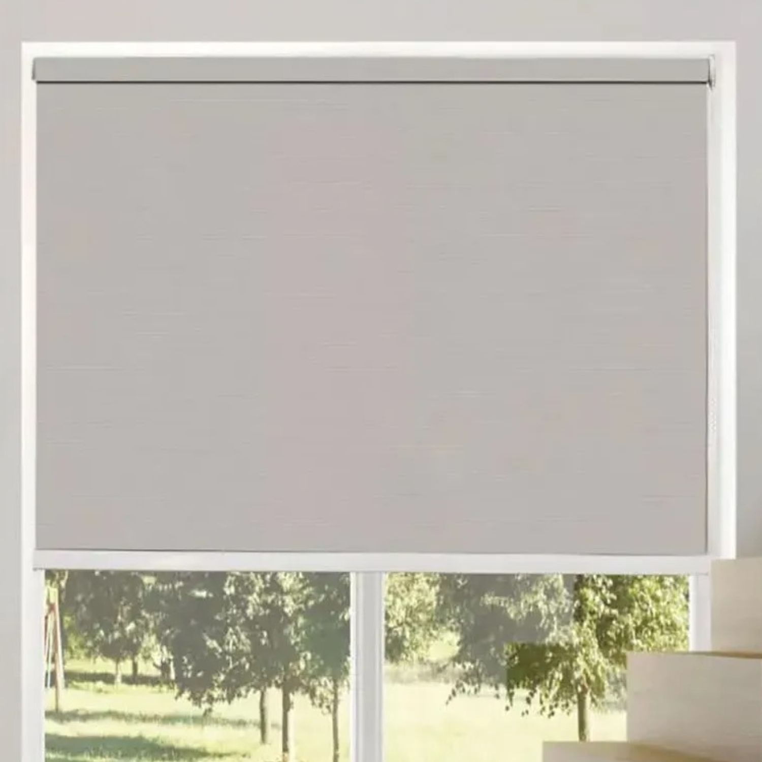 Cortina Roller Cortable Blackout Gris 160x180cm Orange