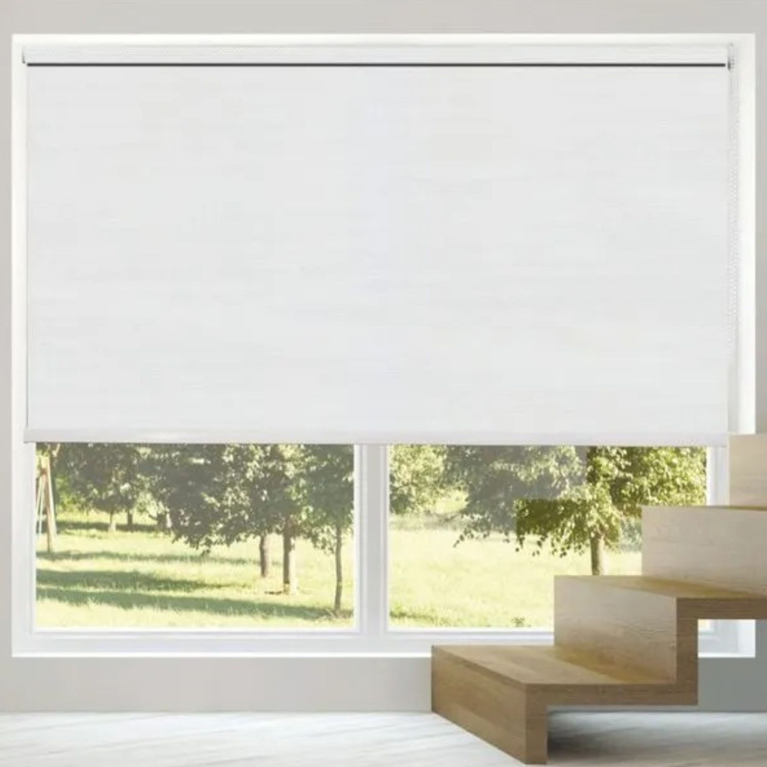 Cortina Roller Cortable Blackout Ivory 160x180cm Orange