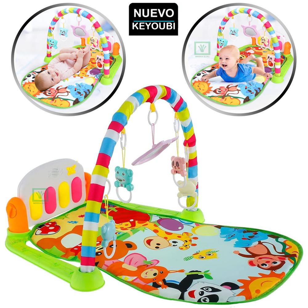 Gimnasio Piano Para Bebé con luces y música Panda Verde Gimnasio Piano Para Bebé con luces y música Panda Verde
