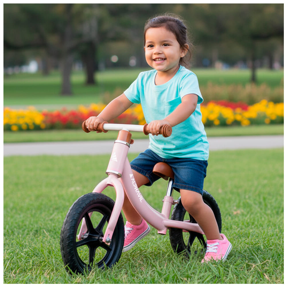 Bicicleta de Balance Alphavil Glowy Rosado.