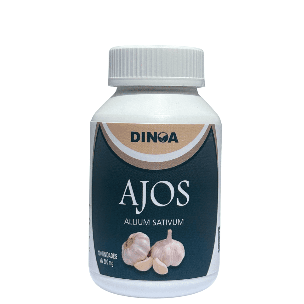Ajos Dinoa Cápsulas 100-Protector cardiovascular Ajos Dinoa Cápsulas 100-Protector cardiovascular