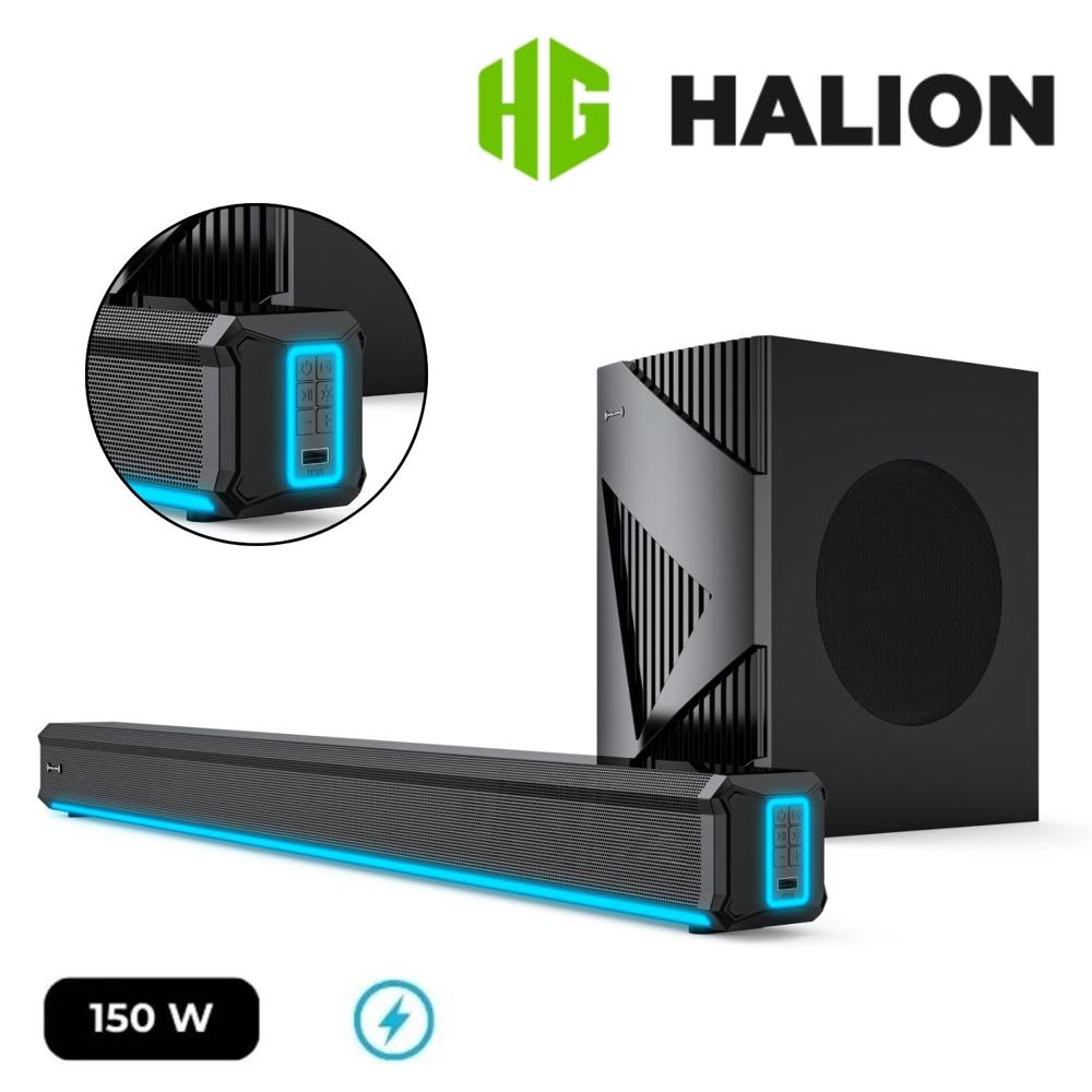 Soundbar de Sonido Halion HA-S45C 150W USB BT AUX OPTICAL HDMI