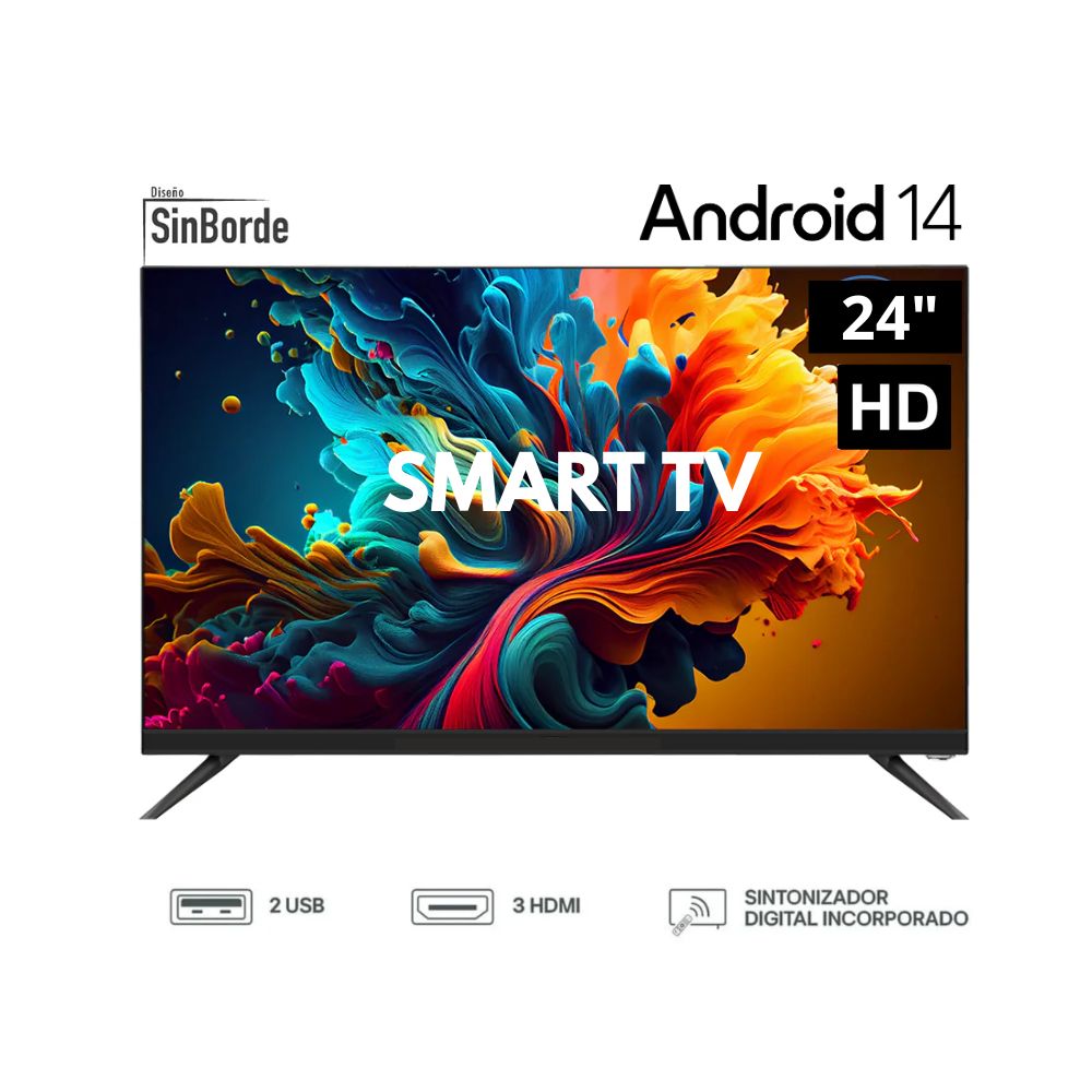 TELEVISOR INNOS 24 LED HD SMART TV S2402KU