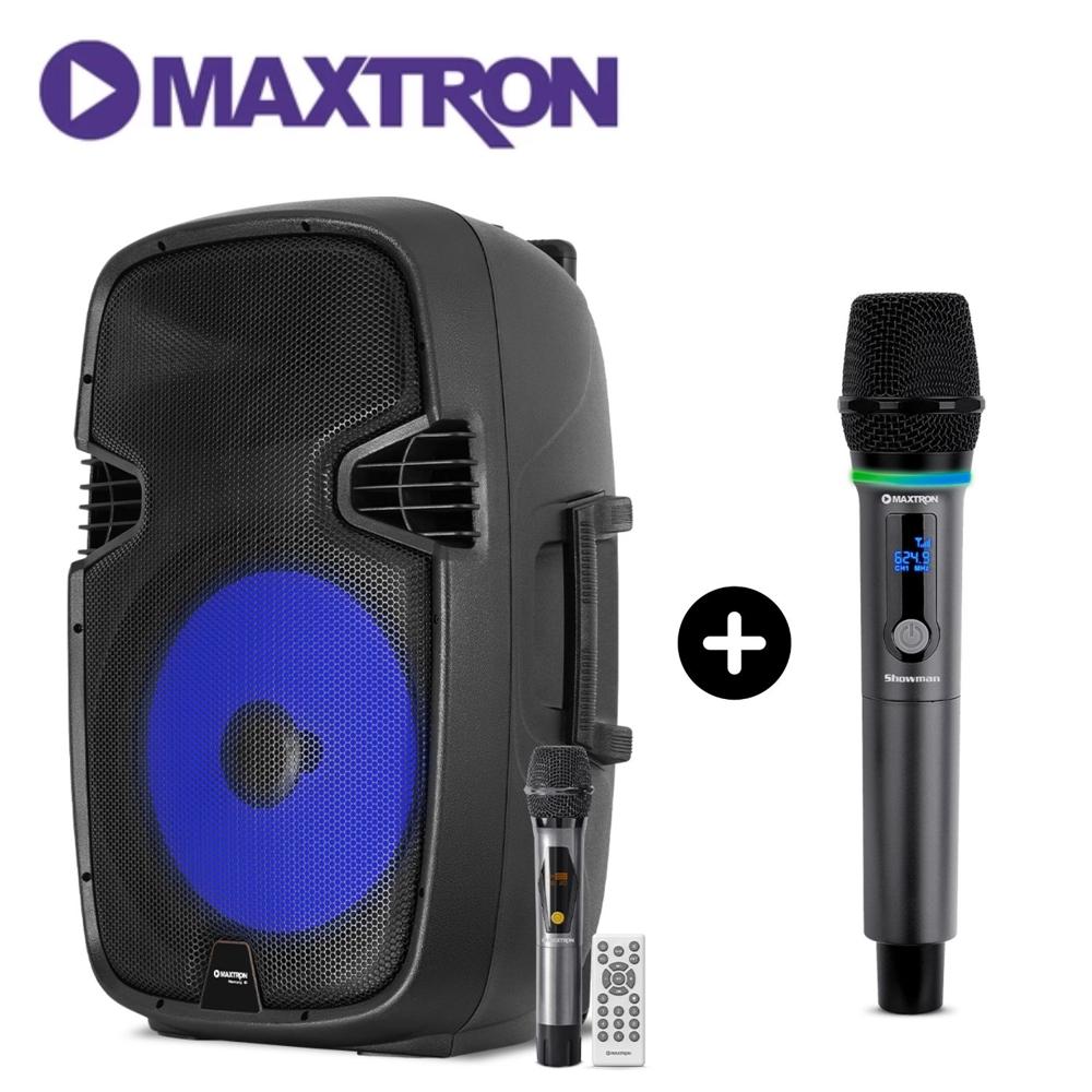 Parlante Maxtron Merkury MX 1510 USB BT TWS 02 Microfonos Conex. AC