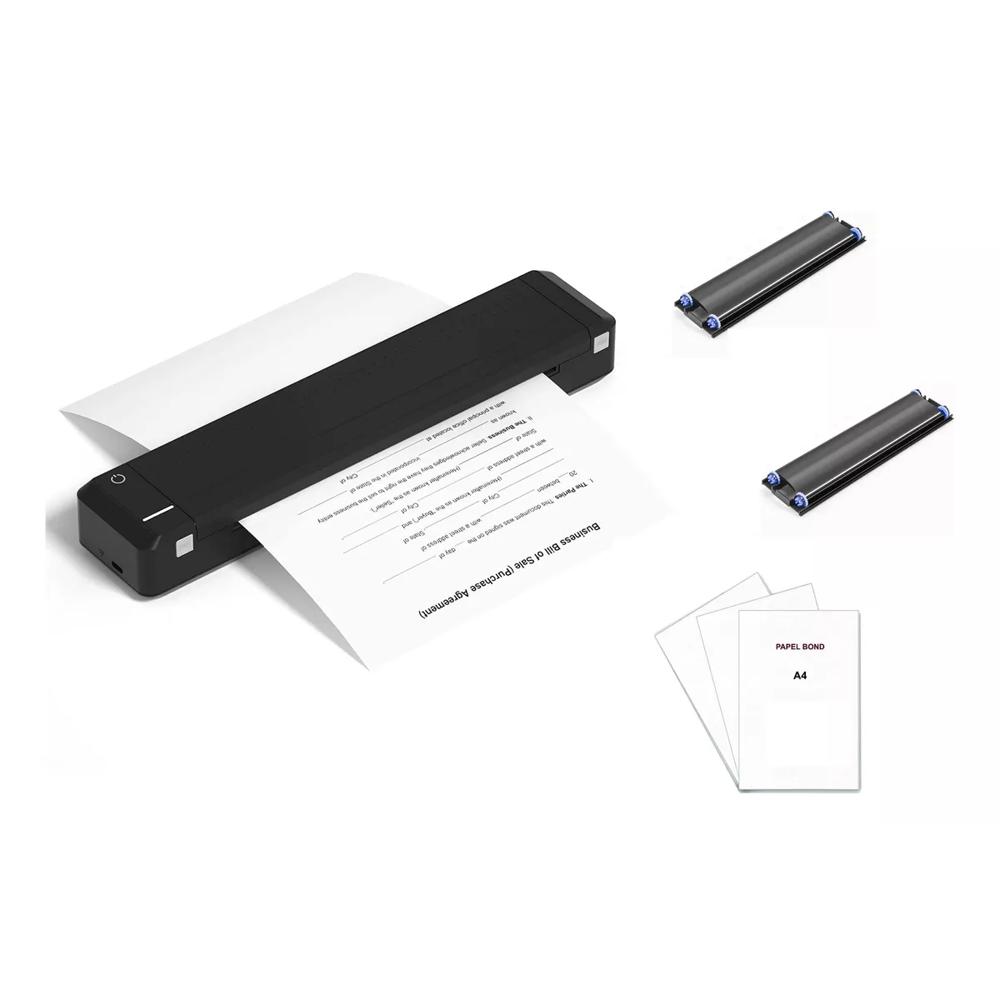 Impresora Portátil Transferencia para Papel Bond A4 Usb Bluetooth Tp810 incluye 2 Ribbons Cera
