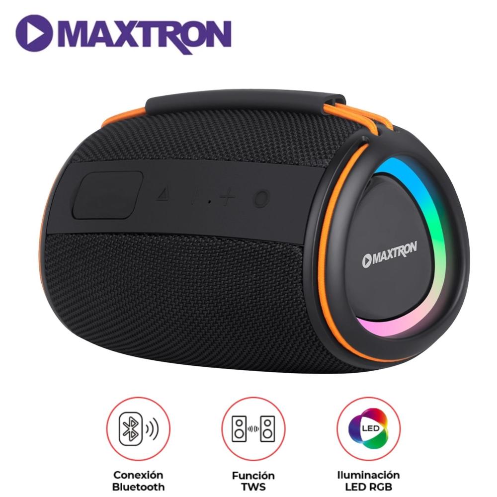 Parlante Portátil Maxtron MX 301 Luces RGB Bluetooth USB TWS