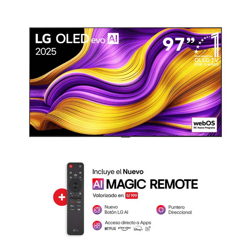 Televisor LG 97 pulgadas OLED97G5PSA