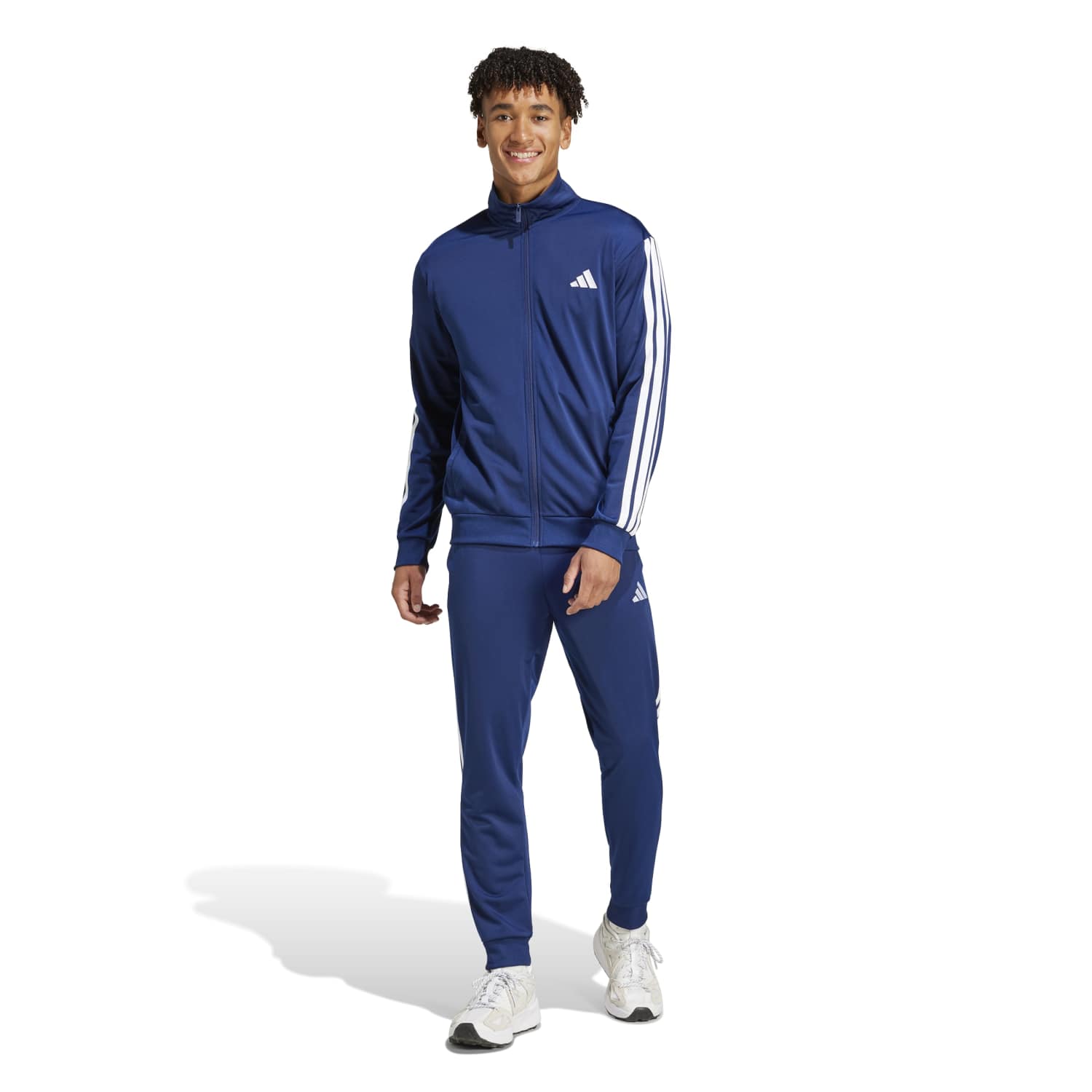 Conjunto Buzo Deportivo Adidas Hombre M 3S Tr Tt Ts Ji8859 Azul