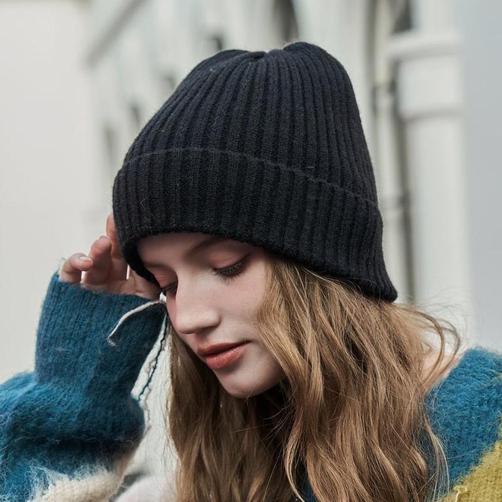 Beanie SweetKnots Gorro Chic para Mujer NEGRO