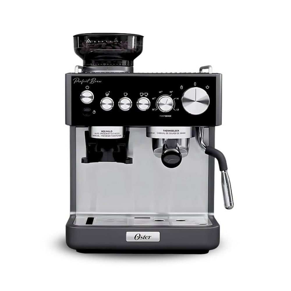Cafetera Espresso OSTER BVSTEM7301 Perfect Brew con Molinillo 15 Bares