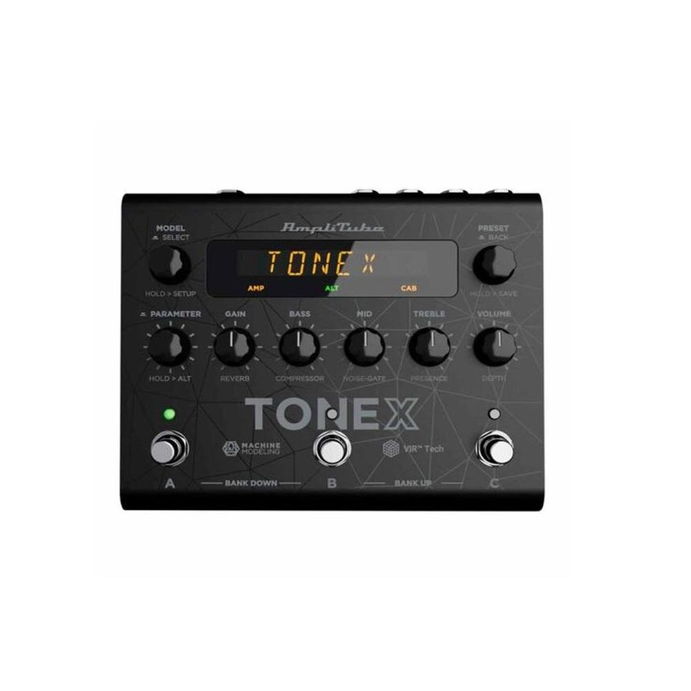 Pedal de efecto AmpliTube Modelador Gabinete TONEX negro