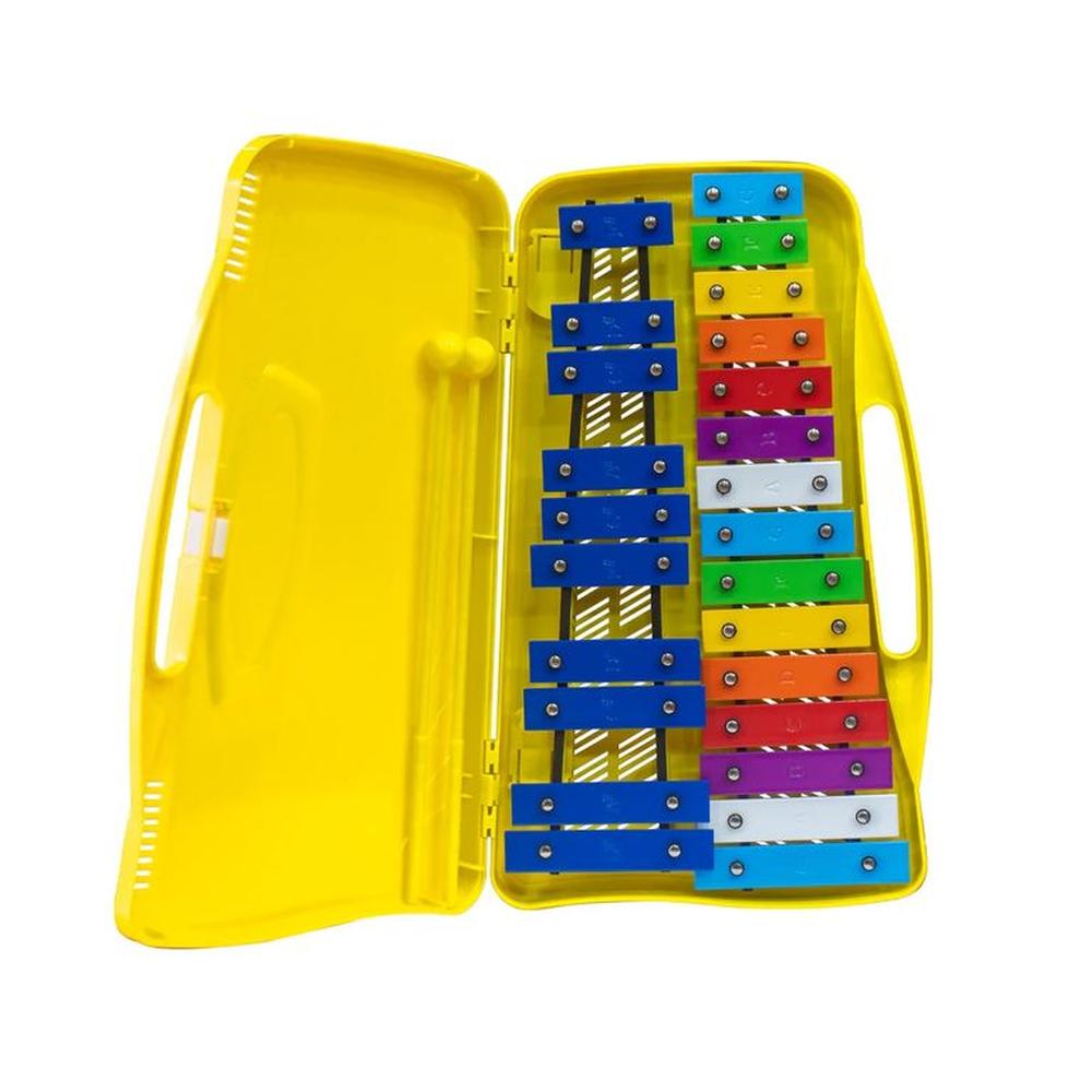 Xilófono Cromático de 25 Notas Color Amarillo