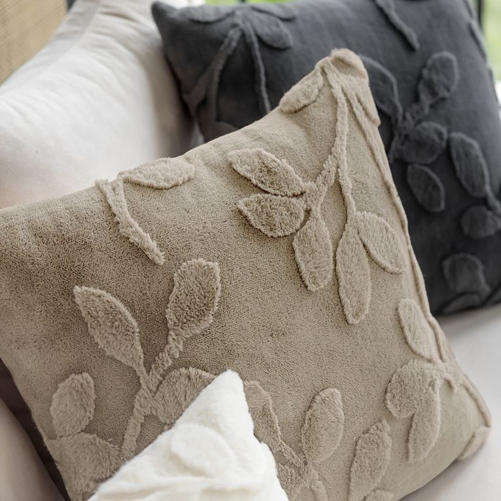 Cojín Leave beige 45 x 45 cm