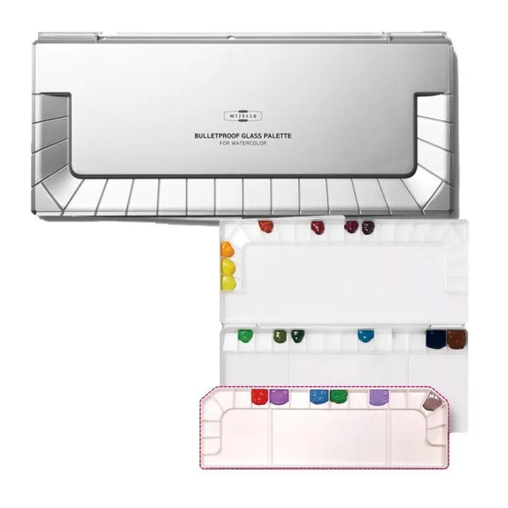 MIJELLO Paleta BP Glass 36 espacios Multicolor