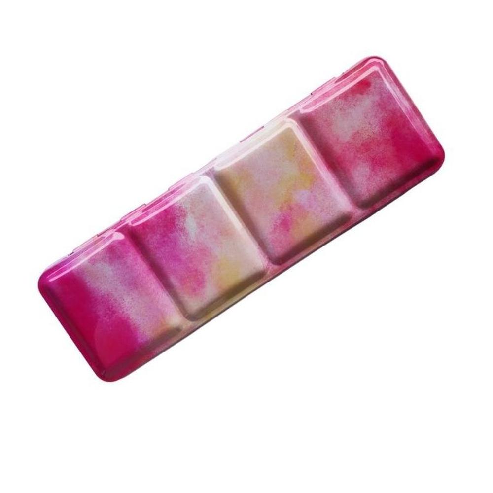 Estuche vacío para acuarelas sin soporte de metal - Mediano - fucsia rosado Multicolor