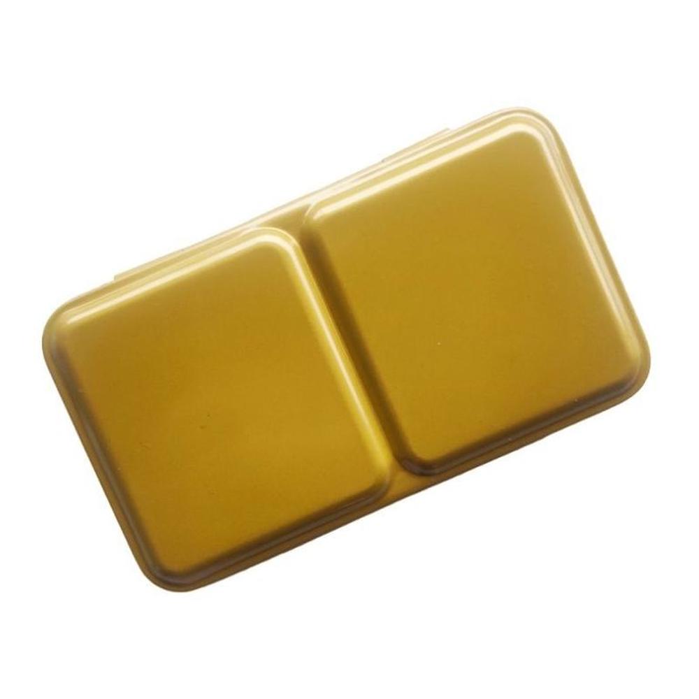 Estuche vacío para acuarelas sin soporte de metal - pequeño - Dorado Multicolor